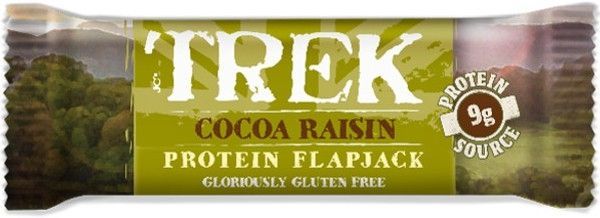 Trek Cocoa Raisin Protein Flapjack 50g x16 | Premcrest