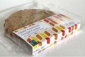 Wish4 Fairtrade Giant American Ginger Cookies 60g x14