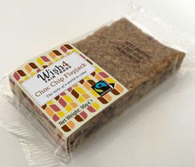 Wish4 Fairtrade Chocolate Chip Flapjack 90g x24