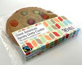 Wish4 Fairtrade Giant American Spotty Dotty Cookies 60g x14