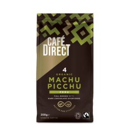 Cafedirect Fair Trade & Organic Machu Picchu Roast & Ground Coffee 200g x6