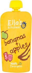 Ella's Kitchen (From 4 months) Apples Bananas 7x120g
