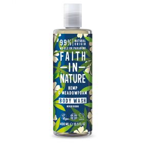 Faith in Nature Hemp & Meadowfoam Body Wash 400ml x6