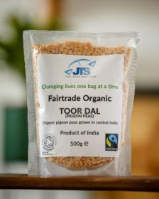Nature Bio Fairtrade & Organic Toor Dal [Yellow Split Lentils] 44x500g