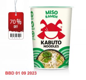 Clearance| 01-09-2023 |Kabuto Miso Ramen Noodles| 65g x6