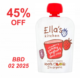 Ella's Kitchen Greek Yoghurt Strawberry 90g x6