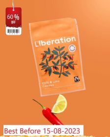 Clearance | 15/08/2023 | Liberation Foods CIC Chilli & Lime Cashew Nuts | 90g x10