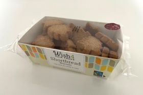 Christmas - Wish 4 Fairtrade Shortbread - Tree Biscuit x1