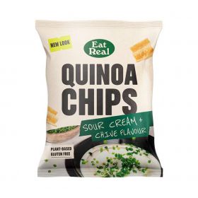 Eat Real Quinoa Chips Sour Cream & Chive 18 x 40g