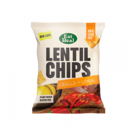 Eat Real Lentil Chips Chilli & Lemon 18 x 40g