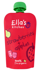 Ella's Kitchen S1 Strawberries Apples 120g x7