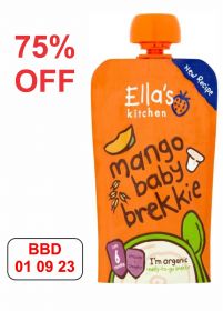 Clearance | 01 09 23 | Ella's Kitchen Baby Brekkie Mango | 100g x6