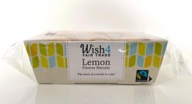 Wish4 Fairtrade Lemon Biscuits 220g x1