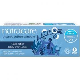 Natracare Organic Cotton Tampons Super 20's x12