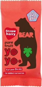 Bear Pure Fruit Strawberry Yoyos 20g x18