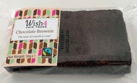 Wish4 Fairtrade Chocolate Brownie 50g x24