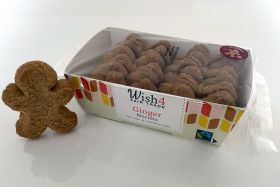 Christmas - Wish 4 Fairtrade Ginger - Gingerbread Biscuit x1