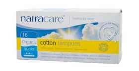 Natracare Organic Cotton Tampons Super + 20's x12