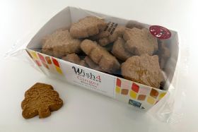 Christmas - Wish 4 Fairtrade Ginger - Tree Biscuit x1