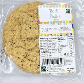 Wish4 Fairtrade Tuckshop Oatie Cookie 35g x24