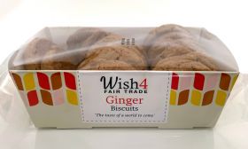 Wish4 Fairtrade Ginger Biscuits 9 x 220g