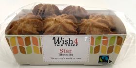 Wish4 Fairtrade Star Biscuits 9 x 220g 